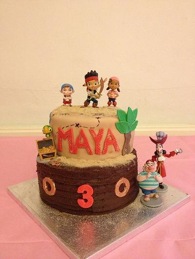 jack and the neverland pirate themed cakes  - Cake by Tamaya Cakes Boutique 