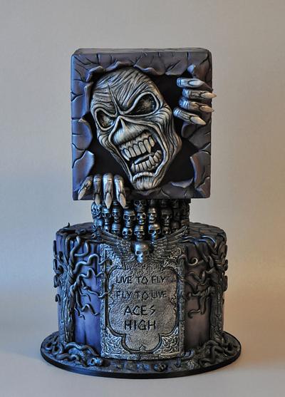 Iron Maiden cake - Cake by ArchiCAKEture