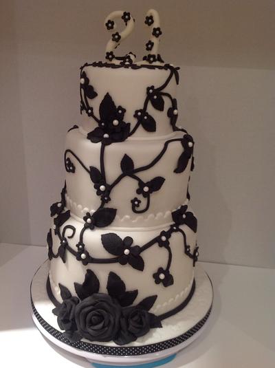 21st birthday cake - Cake by Nanna Lyn Cakes