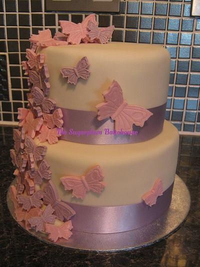 2 Tier Butterfly Cake - Cake by Sam Harrison