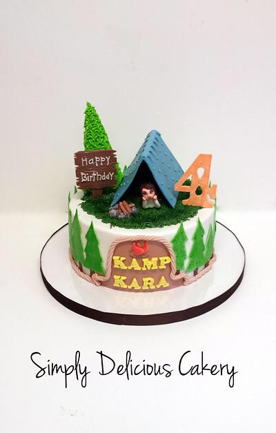 Camping fun! - Cake by Simply Delicious Cakery