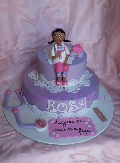 Doc mcstuffiens cake (torta dottoressa peluche) - Cake by Paola Esposito