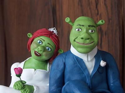 shrek and fiona - Cake by barbara lauricella
