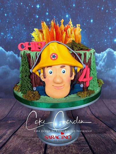 Fireman Sam Cake  - Cake by Cake Garden 