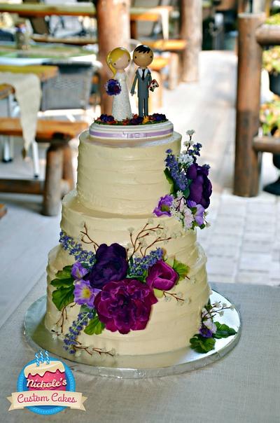 Rustic Wedding Cake - Cake by NicholesCustomCakes