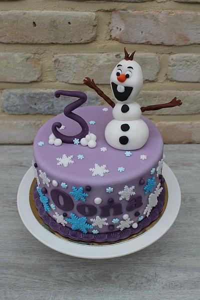 Frozen - Cake by Anse De Gijnst