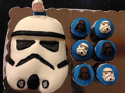 Stormtrooper birthday cake - Cake by Guppy