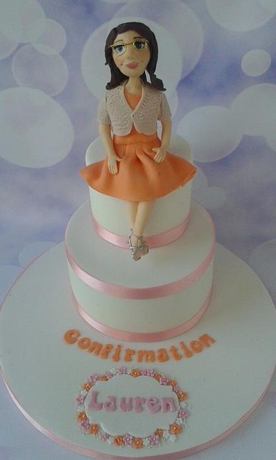 Confirmation cake - lauren - Cake by Jenny Dowd