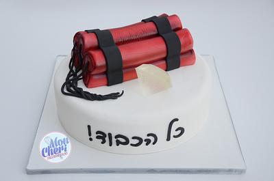 TNT Bomb Cake - Cake by Mon Cheri Cakes
