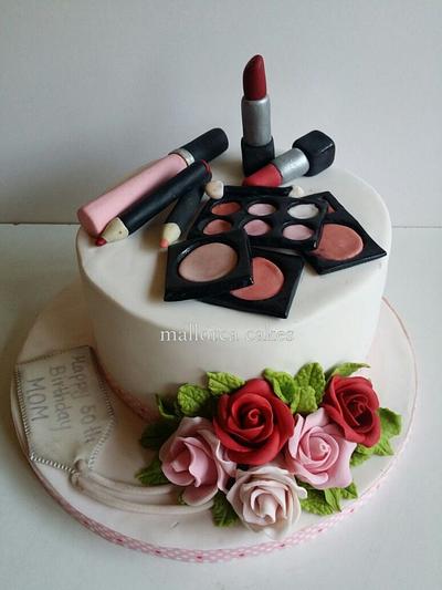 Makeup cake - Cake by mallorcacakes