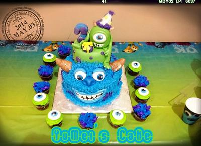 Monster Inc cake - Cake by YuMei