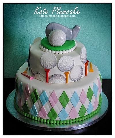 Golf cake - Cake by Kate Plumcake