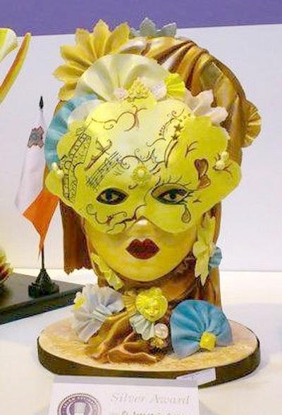 Venetian carnival  - Cake by Ribana Cristescu 