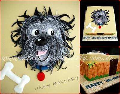 "Hairy Maclary from Donaldson's Dairy" cake - Cake by Leah Jeffery- Cake Me To Your Party