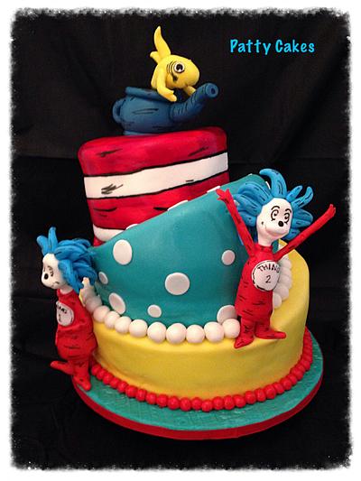 Topsy Turvy Dr Seuss Cake - Cake by Patty Cakes Bakes