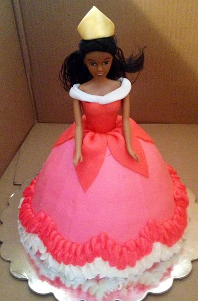 Princess Aurora doll cake - Cake by Lecie