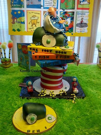 Dr. Seuss The Cat in the Hat - Cake by Kosmic Custom Cakes