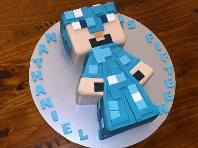 Square dude - Cake by RED POLKA DOT DESIGNS (was GMSSC)