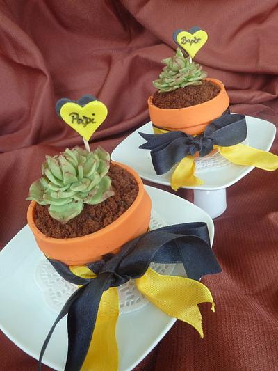 Flowerpot - Cake by Alhida (Date my Cake)