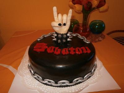 Torta for Black Sabaton fans. - Cake by Jannette