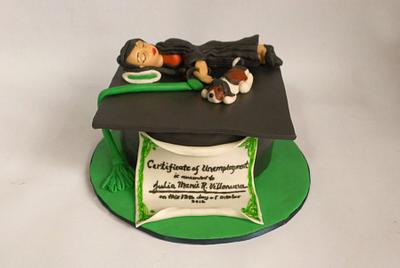 Unemployment/Graduation Cake - Cake by Larisse Espinueva