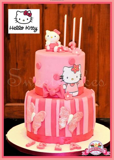 Hello Kitty 2 Tier Cake - Cake by Farida Hagi