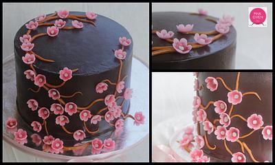 Pink blossoms - Cake by Niveditha