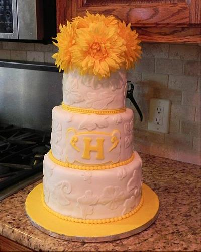 spring wedding - Cake by Sherri Hodges 