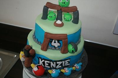 Angry Birds!!  - Cake by Jodie Taylor