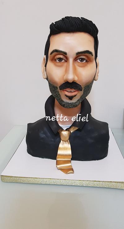 Kobi marimi bust - Cake by Netta