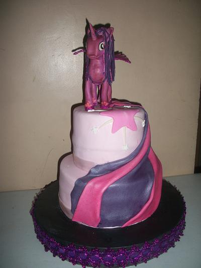 Twilight Sparkle Birthday cake - Cake by Li'l Cakes and More