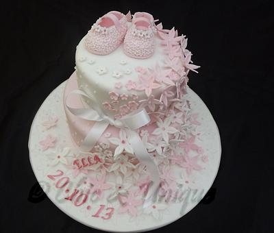 Ella's Christening Cake - Cake by Sharon Young