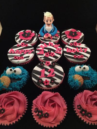 Zebra/One Direction 12th Birthday Cupcakes - Cake by The One Who Bakes