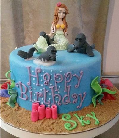 Mermaid  - Cake by Deelightfulcakes
