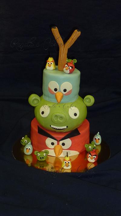 Angry Birds cake - Cake by Renata 