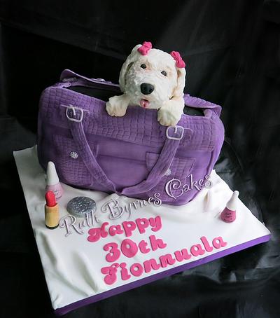 Fionnuala's 30th birthday handbag cake - Cake by Ruth Byrnes