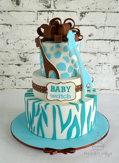Safari Baby Shower! - Cake by Cakes by Design