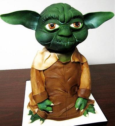 Yoda - Cake by Kasey