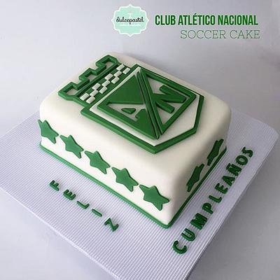 Torta Atlético Nacional - Cake by Dulcepastel.com