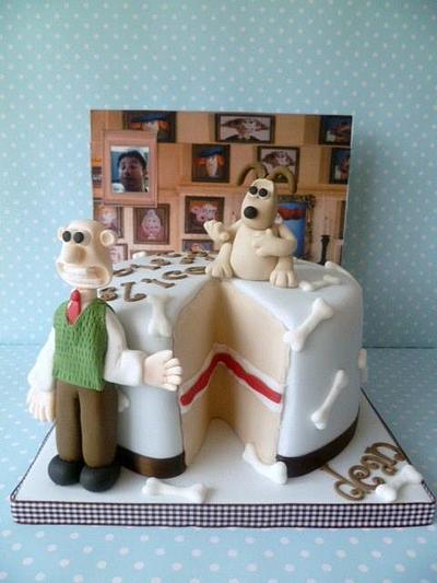 Wallace and Gromit "the missing slice" - Cake by BellaButterflys