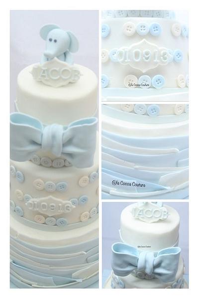 Christening cake for baby Jacob  - Cake by Genna