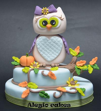 little owl lucky charm - Cake by Alessandra Rainone