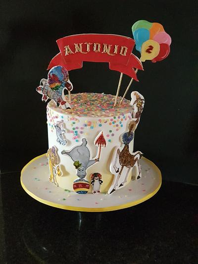 Happy 2nd Birthday  - Cake by The Custom Piece of Cake
