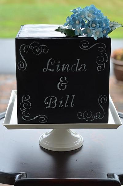 Chalkboard Wedding Cake - Cake by Elisabeth Palatiello