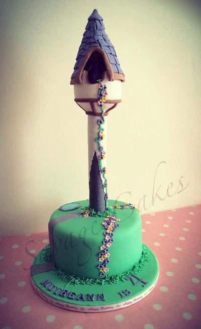 Rapunzel Tower  - Cake by Marguerite Savage