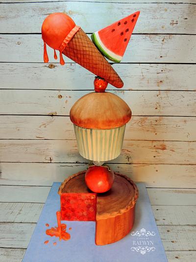 Summertime Sweet Stack - Cake by Raewyn Read Cake Design