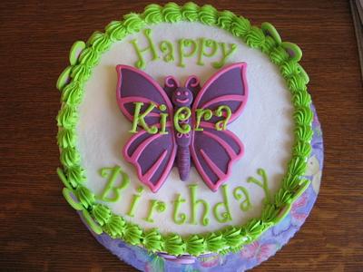 Madame Butterfly Birthday - Cake by all4show
