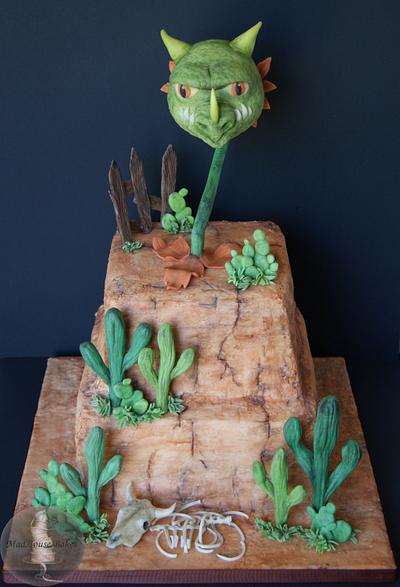 PVZ Birthday Cake - Cake by Tonya Alvey - MadHouse Bakes