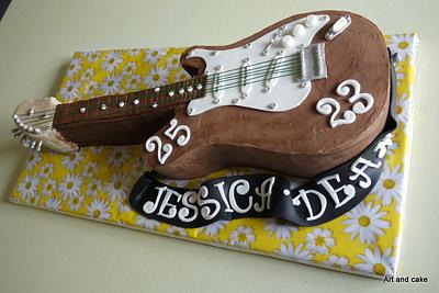 Electric guitar - Cake by marja