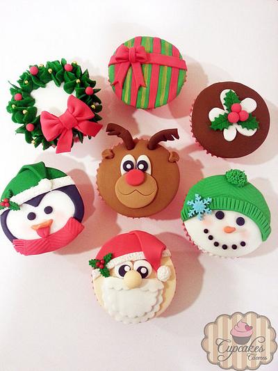 Christmas cupcakes - Cake by Lari85